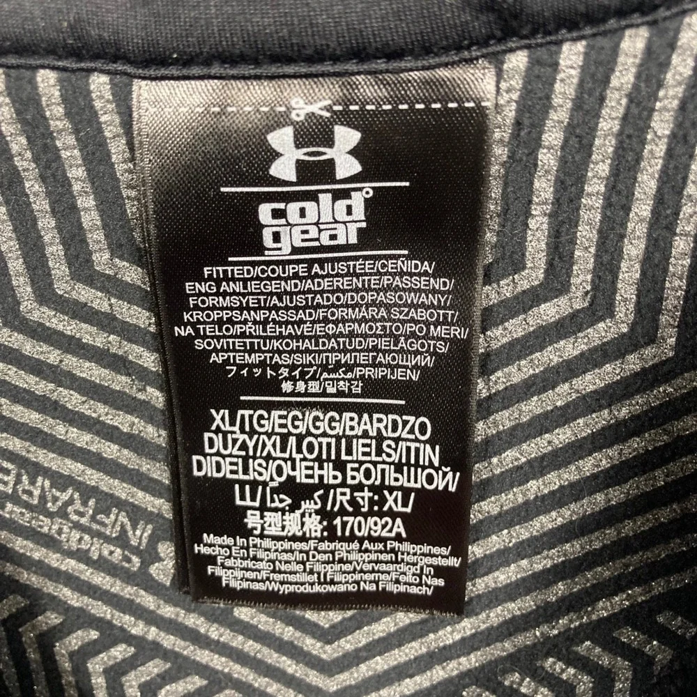 Under Armour Jacket Womens XL Black ColdGear Infrared Fitted Solid